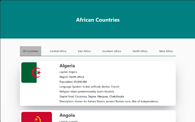 africa countries